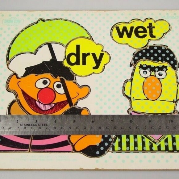 Sesame Street Muppets Bert Ernie board puzzle Play - Picture 7 of 8